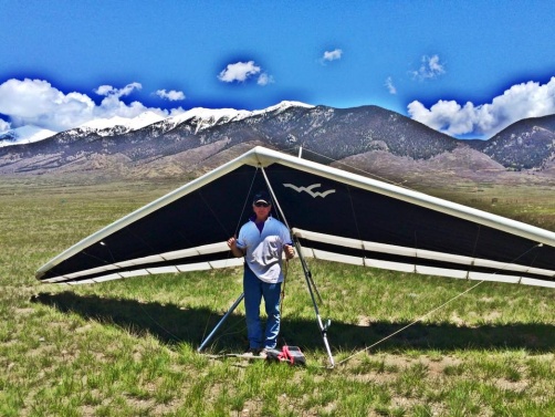 In the landing area at Villa Grove, Colorado