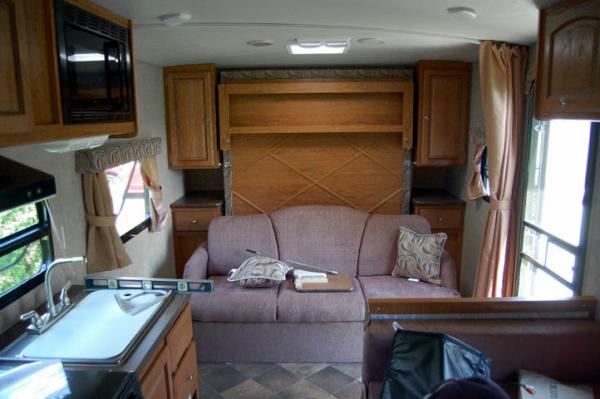 Inside looking towards the front - Murphy Bed