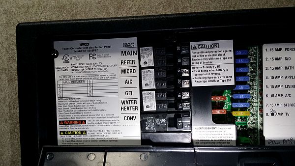 Inside the fuse panel post