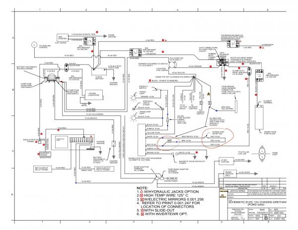 Jayco 12V Chassis (marked)