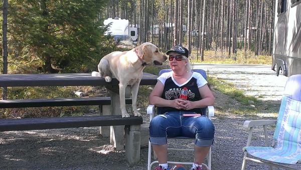 Jeanette and Bailey @ MacGregor Lk
9/14/13