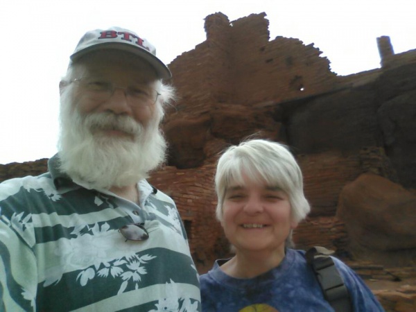 Joyce & Ken  Wupatki ruins, AZ