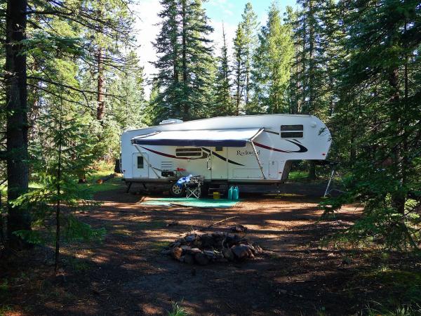 July 2010 - Our campsite.