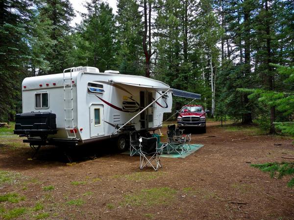 July 2010 - Our campsite.