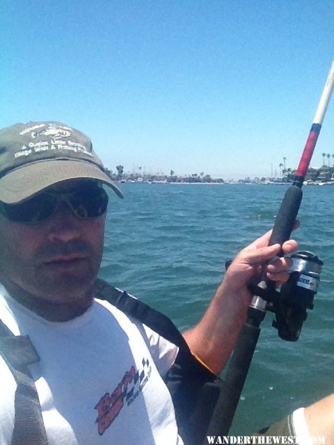 kayak fishing out of newport