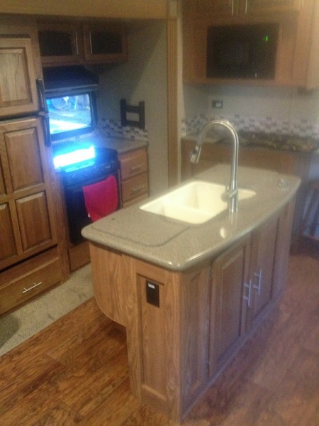 kitchen sink area