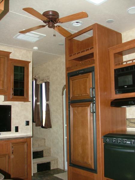 kitchen with wood inserts