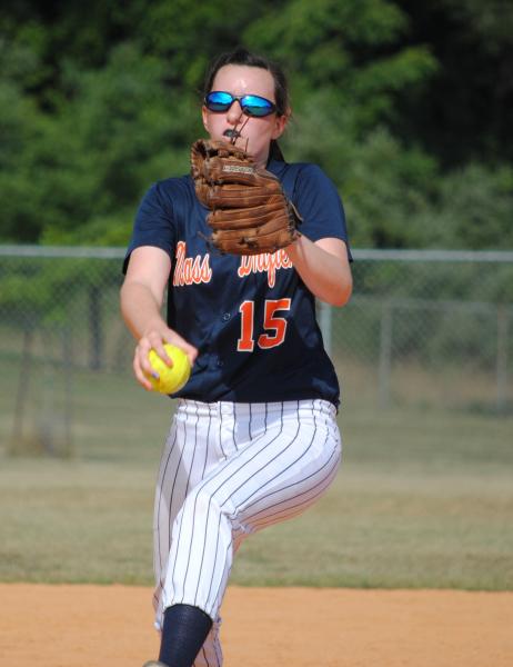 Korie pitching Haggerstown MD for the Mass Driffters