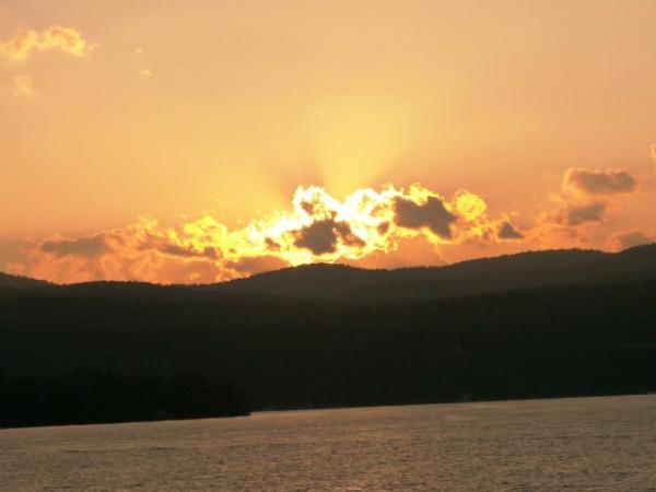 Lake George. New York Sunset