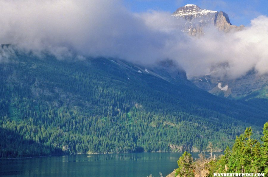 Lake Grinnell below Mt Gould