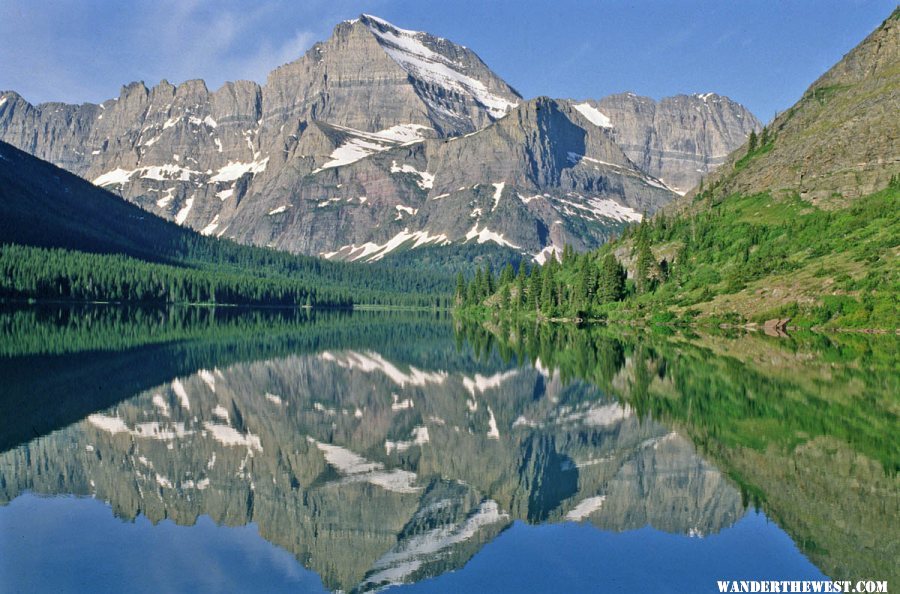 Lake Josephine with Mt Gould