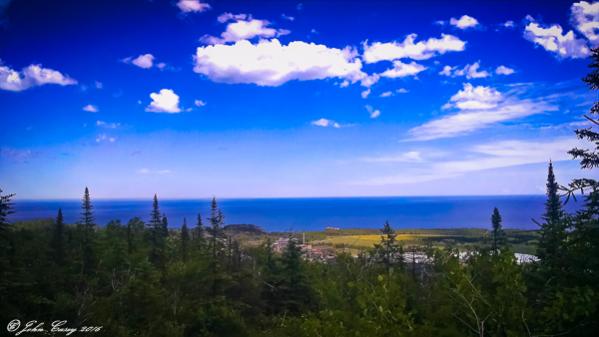 Lake Superior (Silver Bay) Overlook from Overlook Near Silver Bay, MN