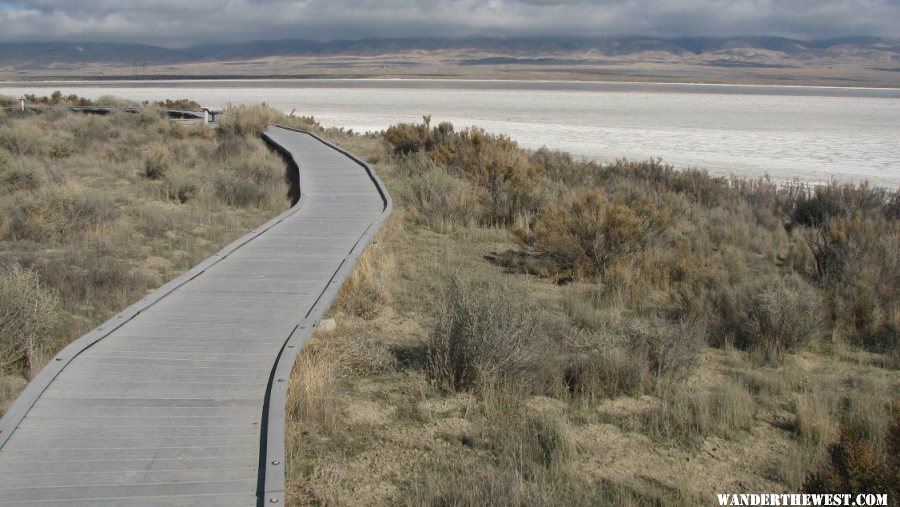 Lakeside walkway