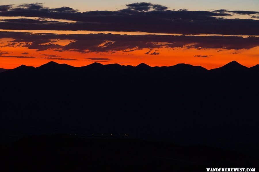 Last Red Glow of Sunset