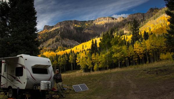 Late afternoon, East Fork of the Cimarron, Colorado, Oct. 1, 2015