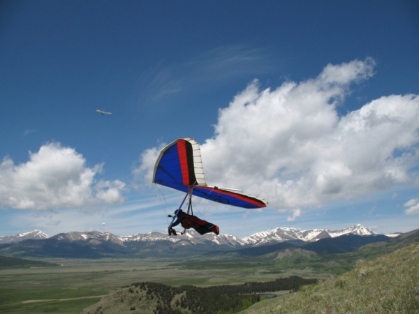 Launching from Kenosha Pass, Colorado