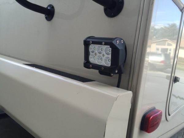 LED flood lights 2@1500 lumens each