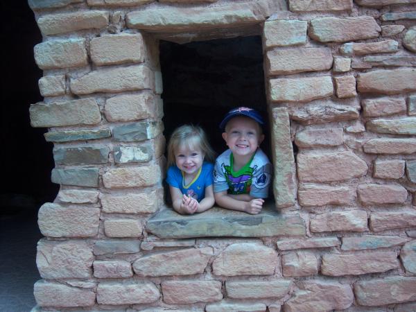 Liam & Maggie @ Manitou Cliff Dwellings - July 2010