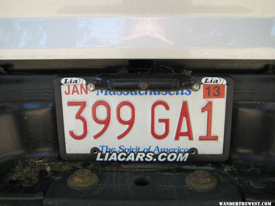 license plate camera