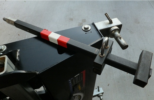 Lift Bracket - Balances Hitch when positioning in truck