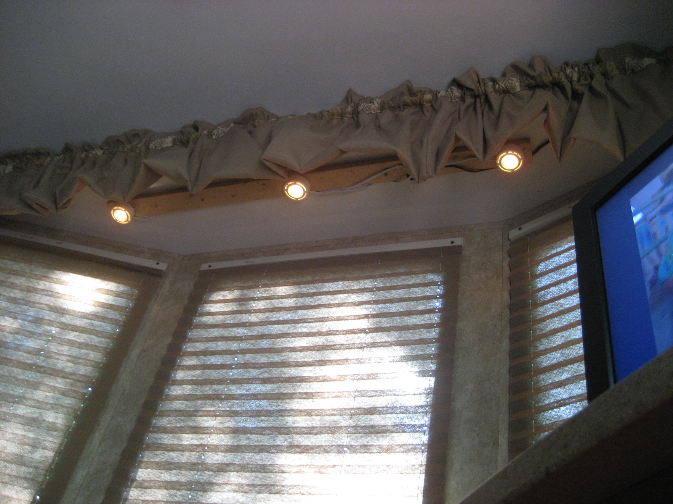 Lights over Entertainment Center