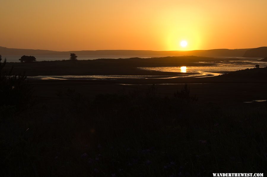 Limantour Beach at Sunset