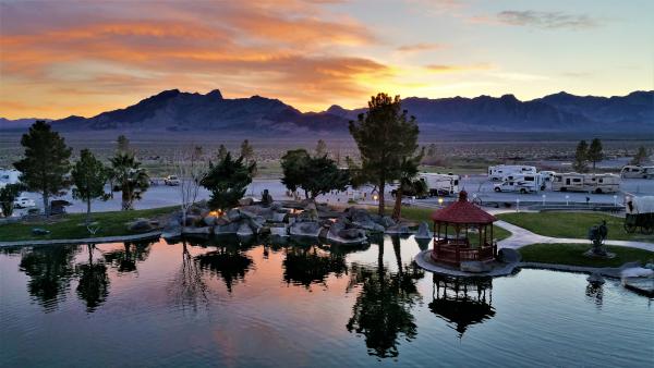 Longstreet RV park, Nevada.