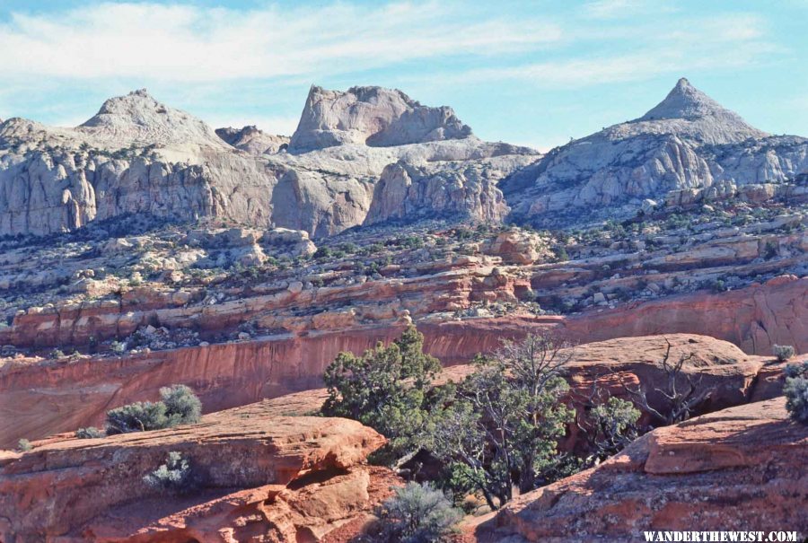 Looking north from the Cassidy Arch Trail