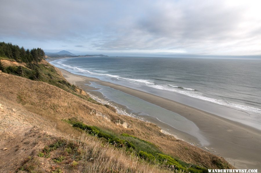 Looking south, pre-sunset