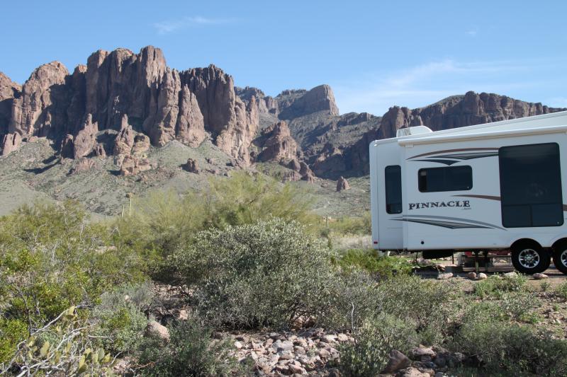 Lost Dutchman State Park  in Arizona.