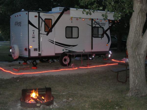 Lovewell State Park, KS. camp site