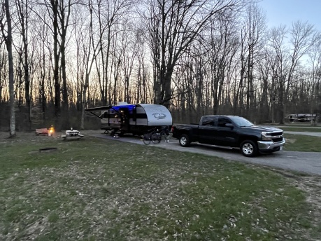 Maiden voyage to our local state park for a shakedown.