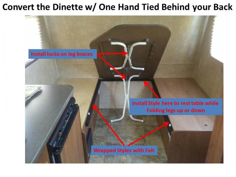 Making the Dinette easier to convert