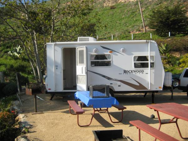 Malibu RV park, second trip with our new trailer