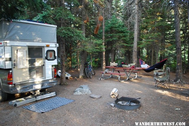 Many Glacier camp site