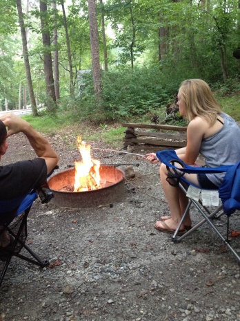 Me and my little one, getting ready for s'mores!
Croft State Park, Spartanburg, SC