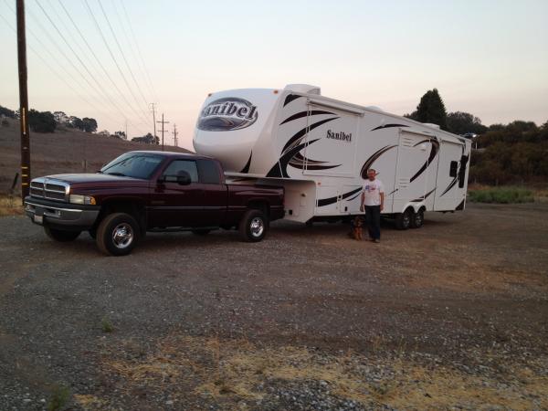 Me, Bandit and our 2013 Sanibel 3500