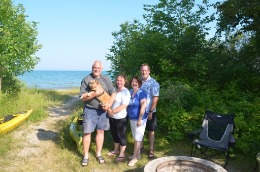 Met fellow FROGS at Harrisville State Park.  Lee and Beth and their fur baby Rusty are on the left.  Patty and I have been talking with them for 4 yea