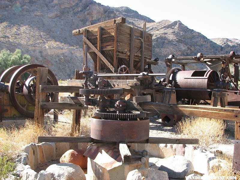 MINING EQUIPMENT AT WARM SPRINGS