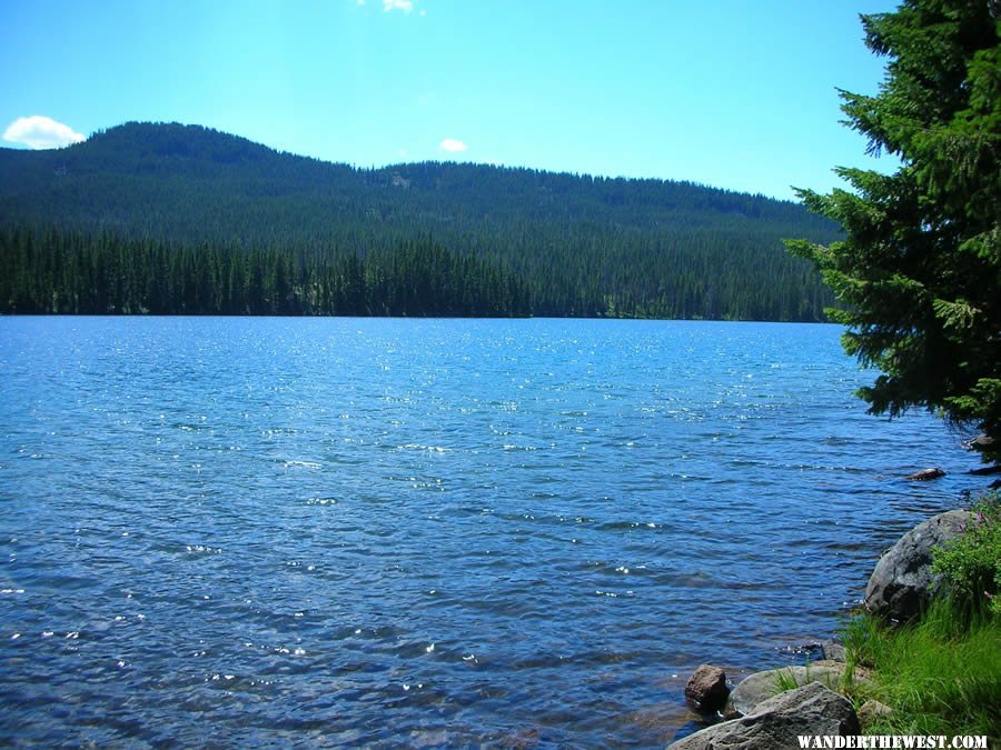 Mink Lake from the Shelter