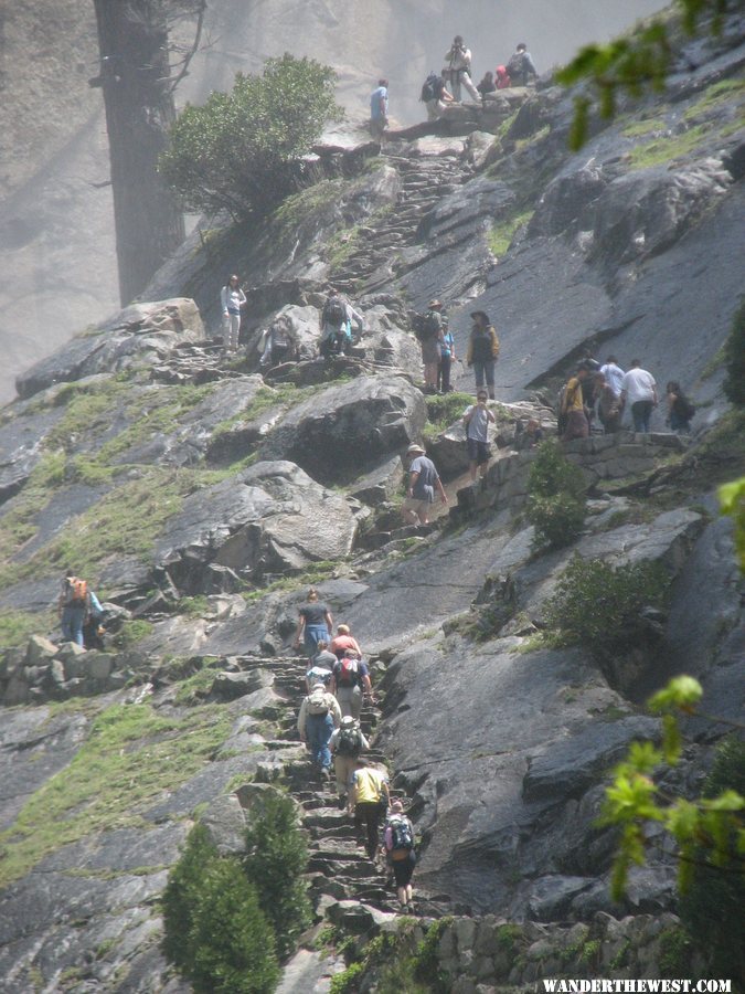 Mist Trail living up to it's name.