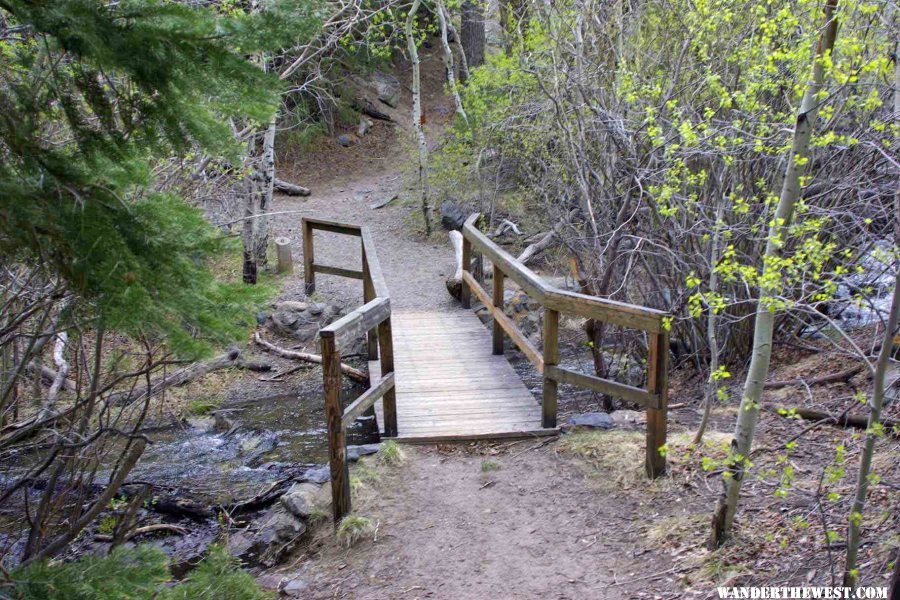 Montville Trail Meets Wellington Ditch and Mosca Pass Trail