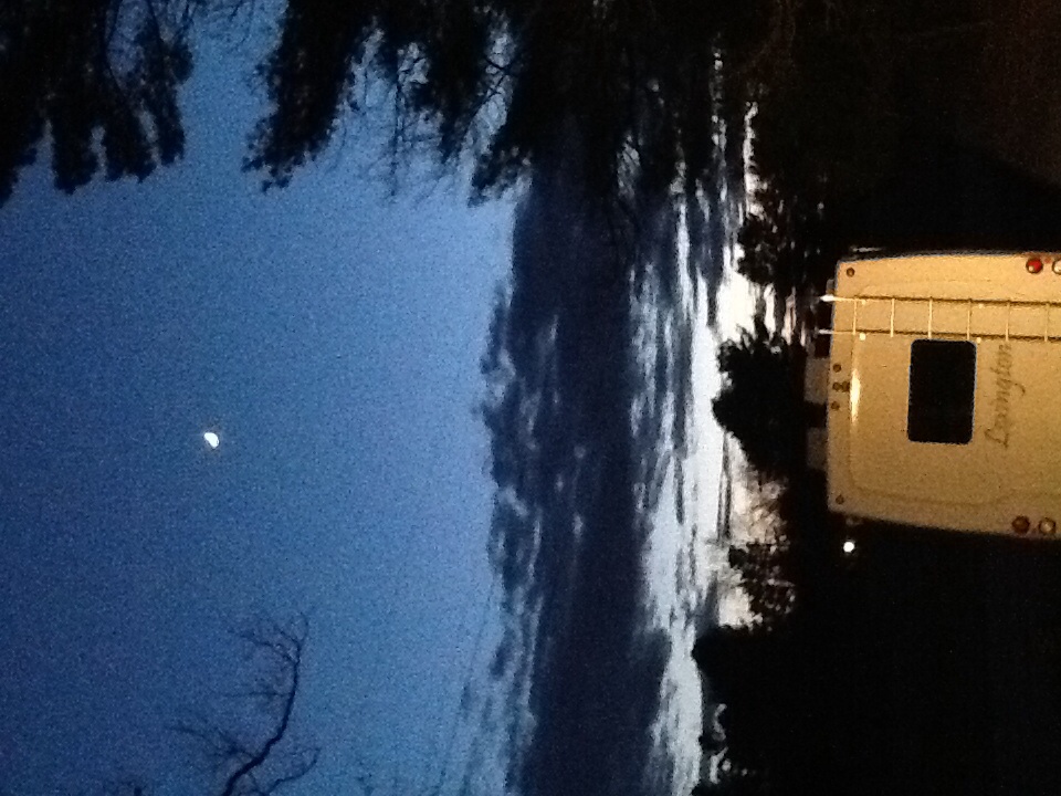 Moon over RV