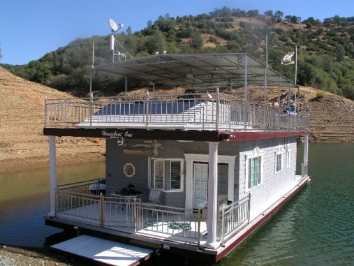 moored for a few days,