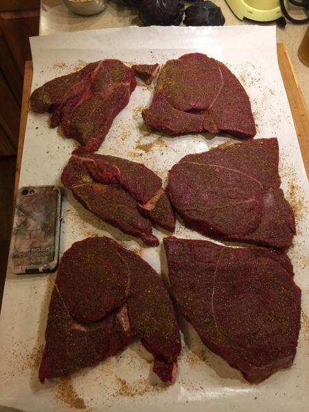 Moose Steaks