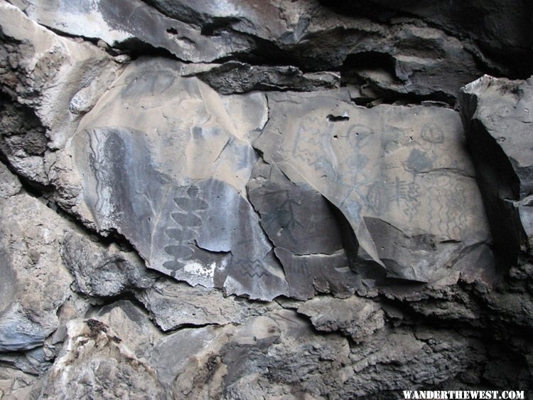 More Symbol Bridge cave pictographs