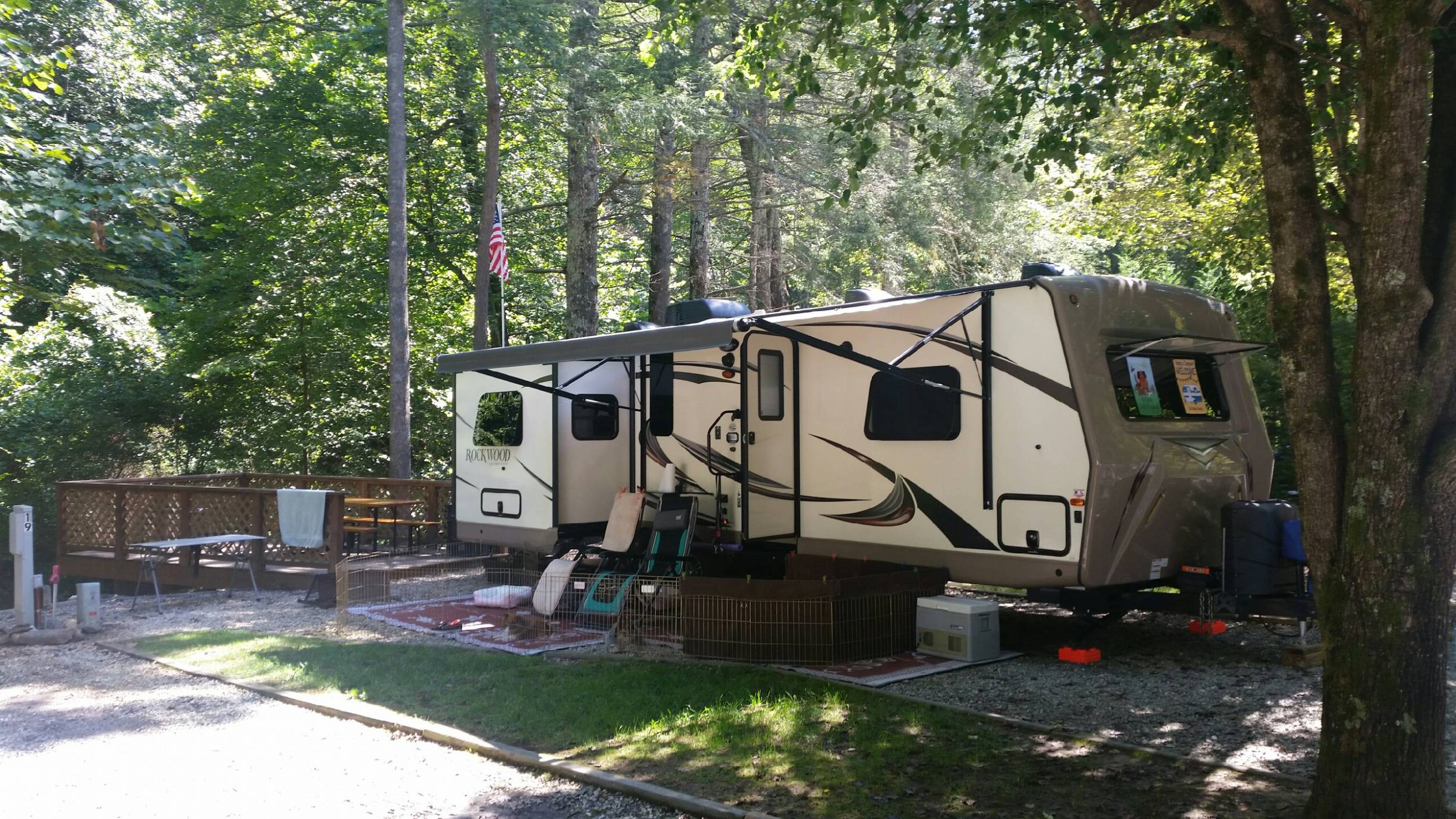 Mountain Stream RV Park, Marion, NC Site #17