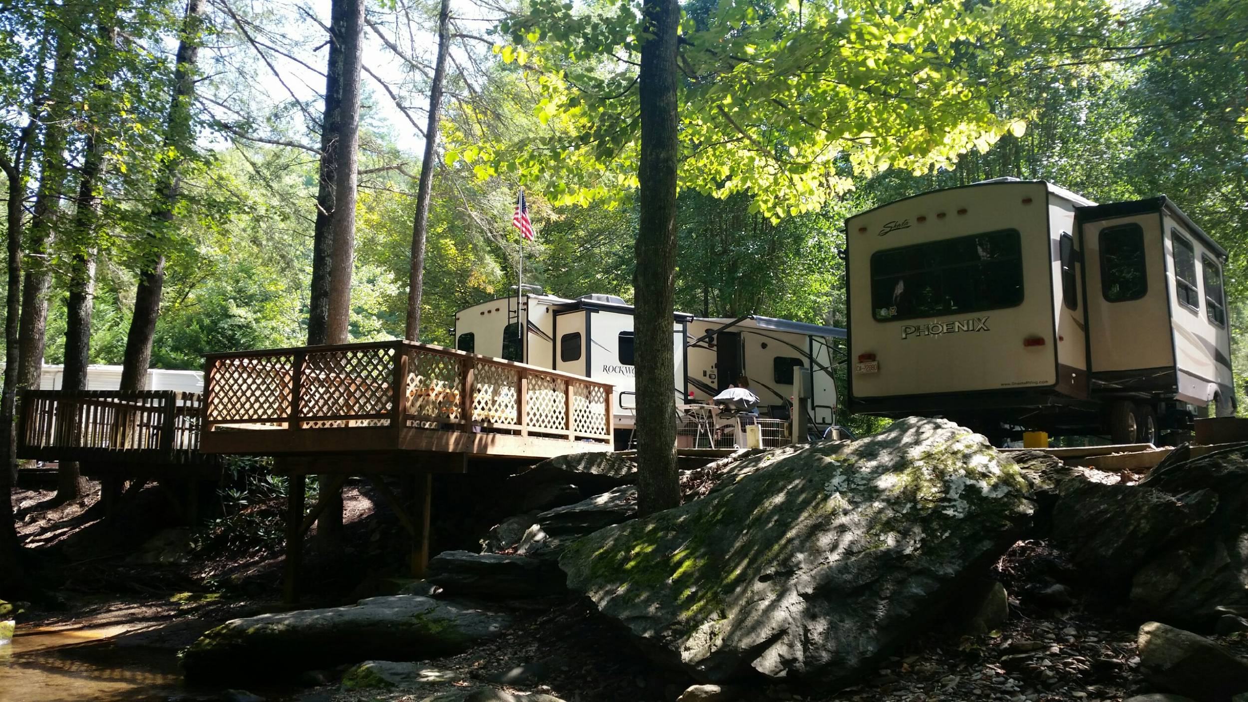 Mountain Stream RV Park, Marion, NC Site #17