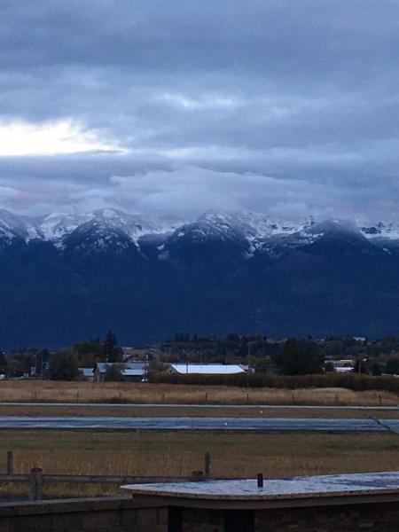 Mountain views from camp