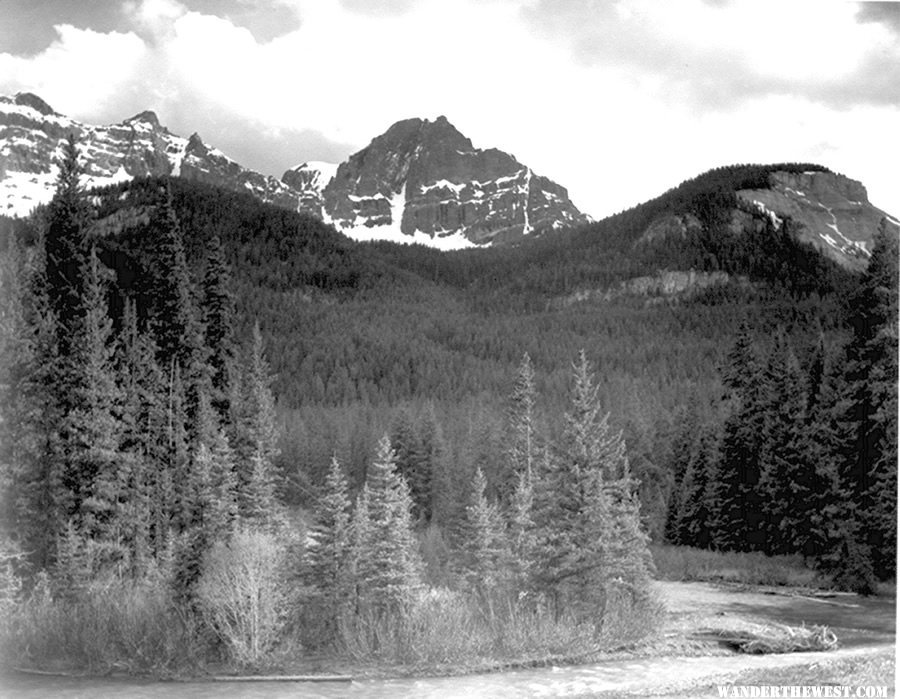 "Mountains - N.E. Portion, Yellowstone National Park" by Ansel Adams, ca. 1933-1942